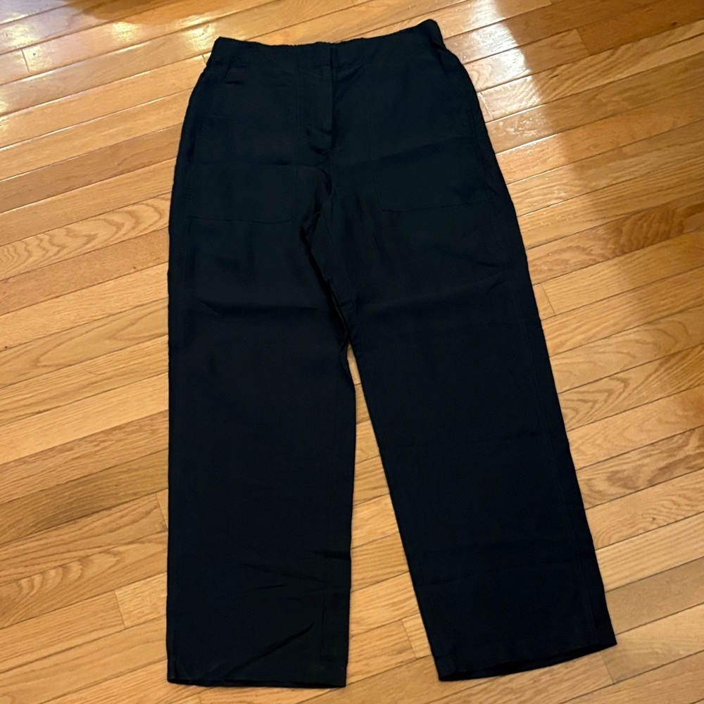 J. Crew Black Wide Leg Pants - Picture 1 of 15
